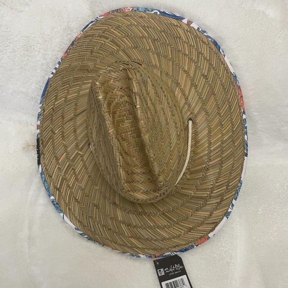 Salt Life Mens Sailing Tropic Straw Hat Natural - Picture 2 of 3